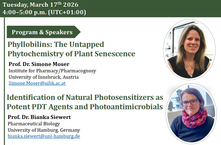 IMG PSE Webinars Series 2026: New Frontiers in Natural Products